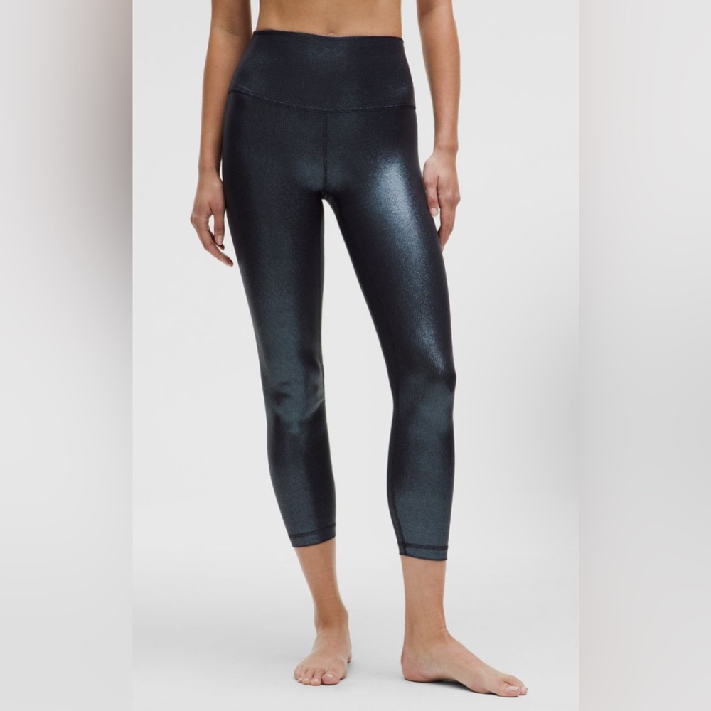 Lululemon Align Rib HR Pant 25” Shine Size 10